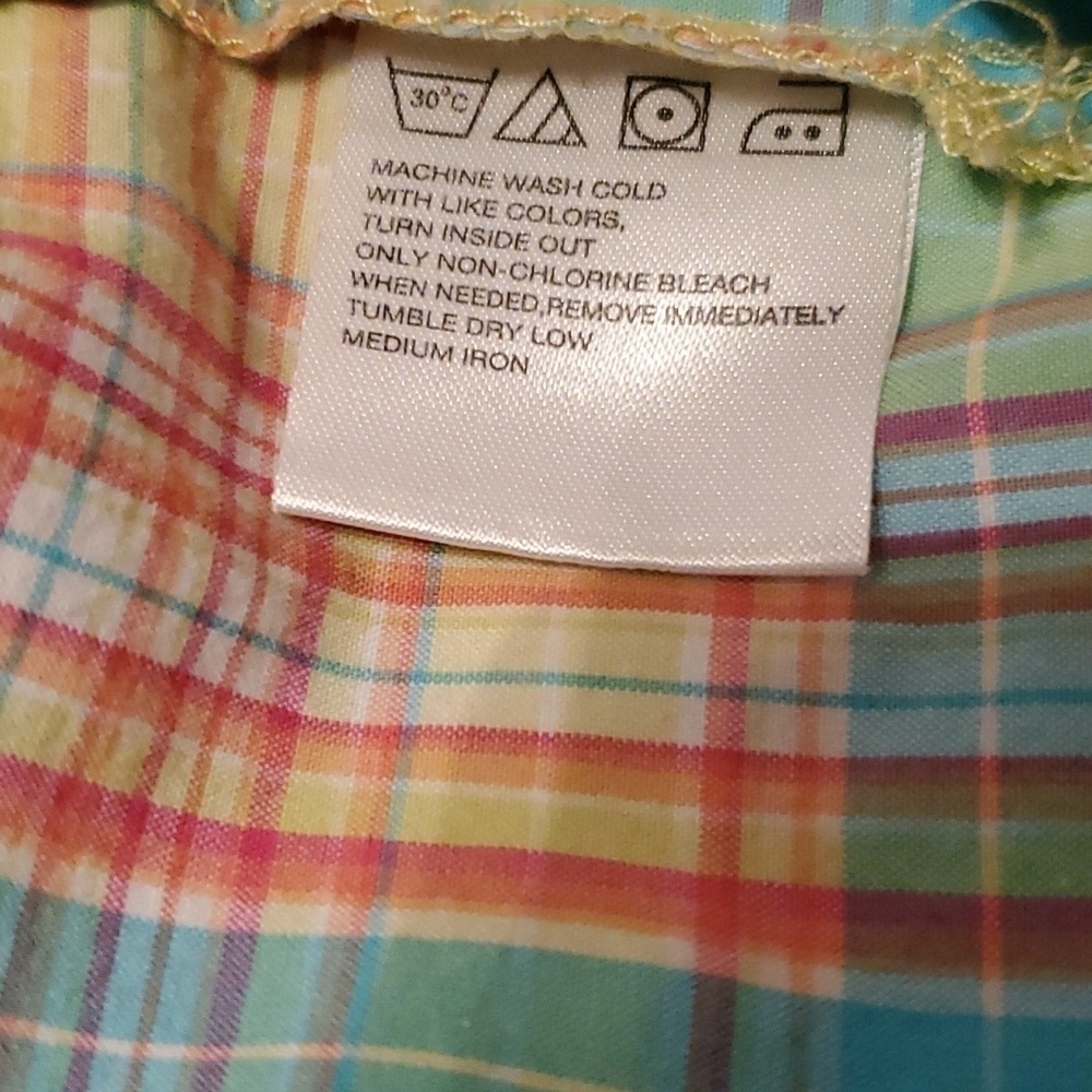 Twenty X Women's Tailored Fit Plaid Button Down Shirt Size Large - Picture 12 of 14